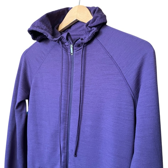 Icebreaker Merino Wool Full Zip Hoodie Women Size Small - Picture 2 of 8